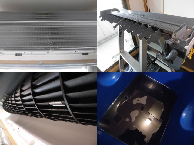 三菱エアコン霧ケ峰ZW-4020Sクリーニング