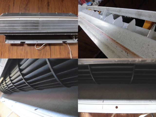 パナソニックエアコンのクリーニング。