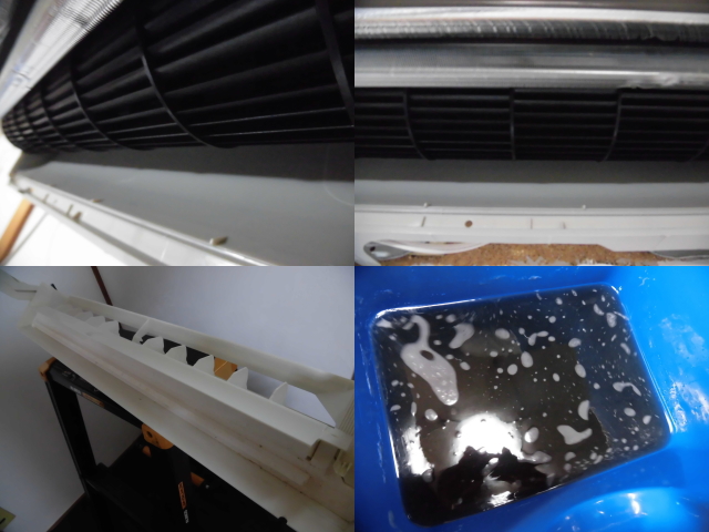 パナソニックエアコン分解クリーニング