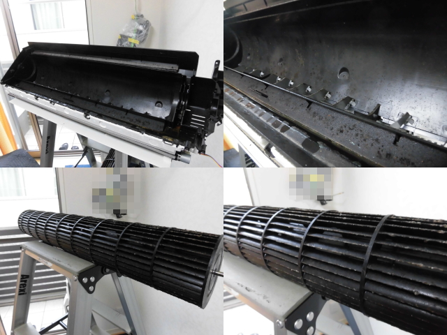 富士通エアコン完全分解クリーニング